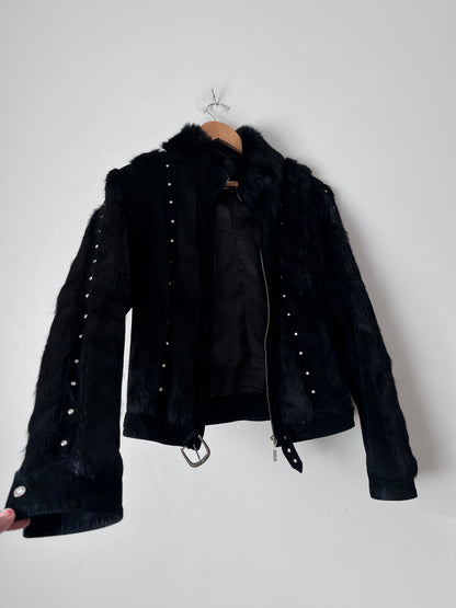 SHATUNI Suede/Fur Jacket (8-10)