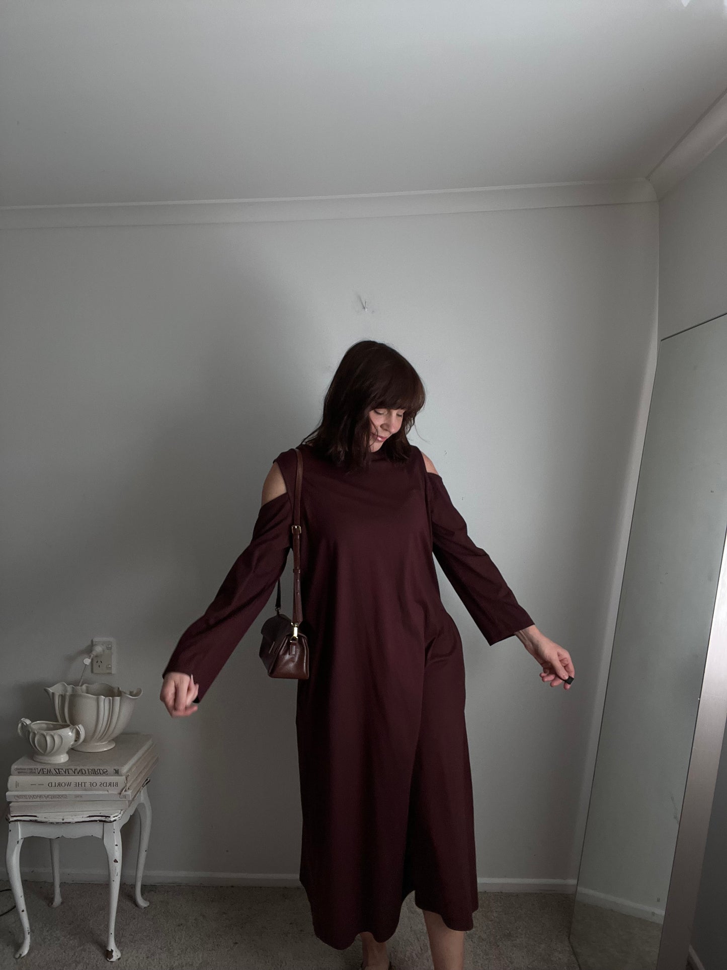 MOOCHI Cold shoulder maxi dress RRP$349 (12-14)