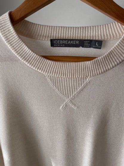 ICEBREAKER Relaxed Merino Crew Neck Sweater RRP$240 (12-14)
