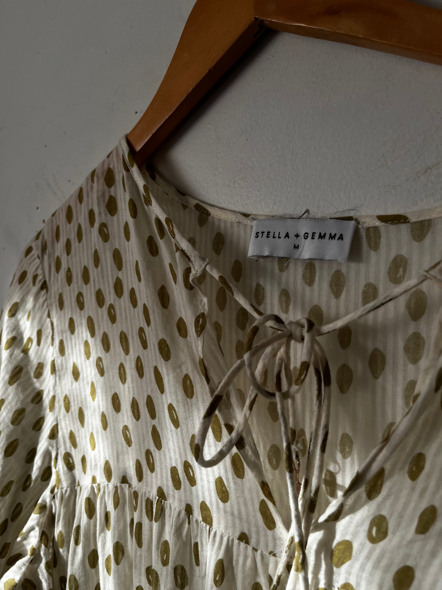 STELLA + GEMMA Olive Spot Dress RRP $169.99 (10)