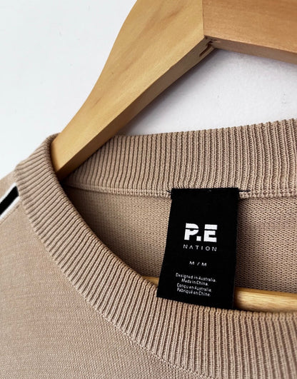 P.E NATION ‘Retreat’ knit jumper RRP$180 (12-14)