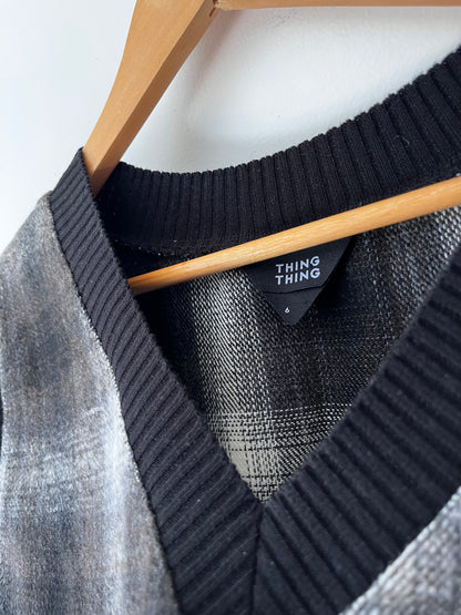 THING THING plaid vest RRP$149 (6-10)
