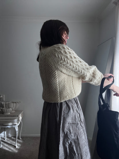 Hand Knit Cable Knit Jumper (6-10)