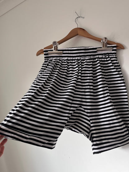 MOOCHI striped relaxed shorts RRP approx. $229 (Size 10)