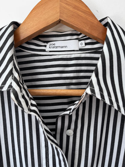 ZOE KRATZMANN Striped Cotton Shirt RRP$299 (8)