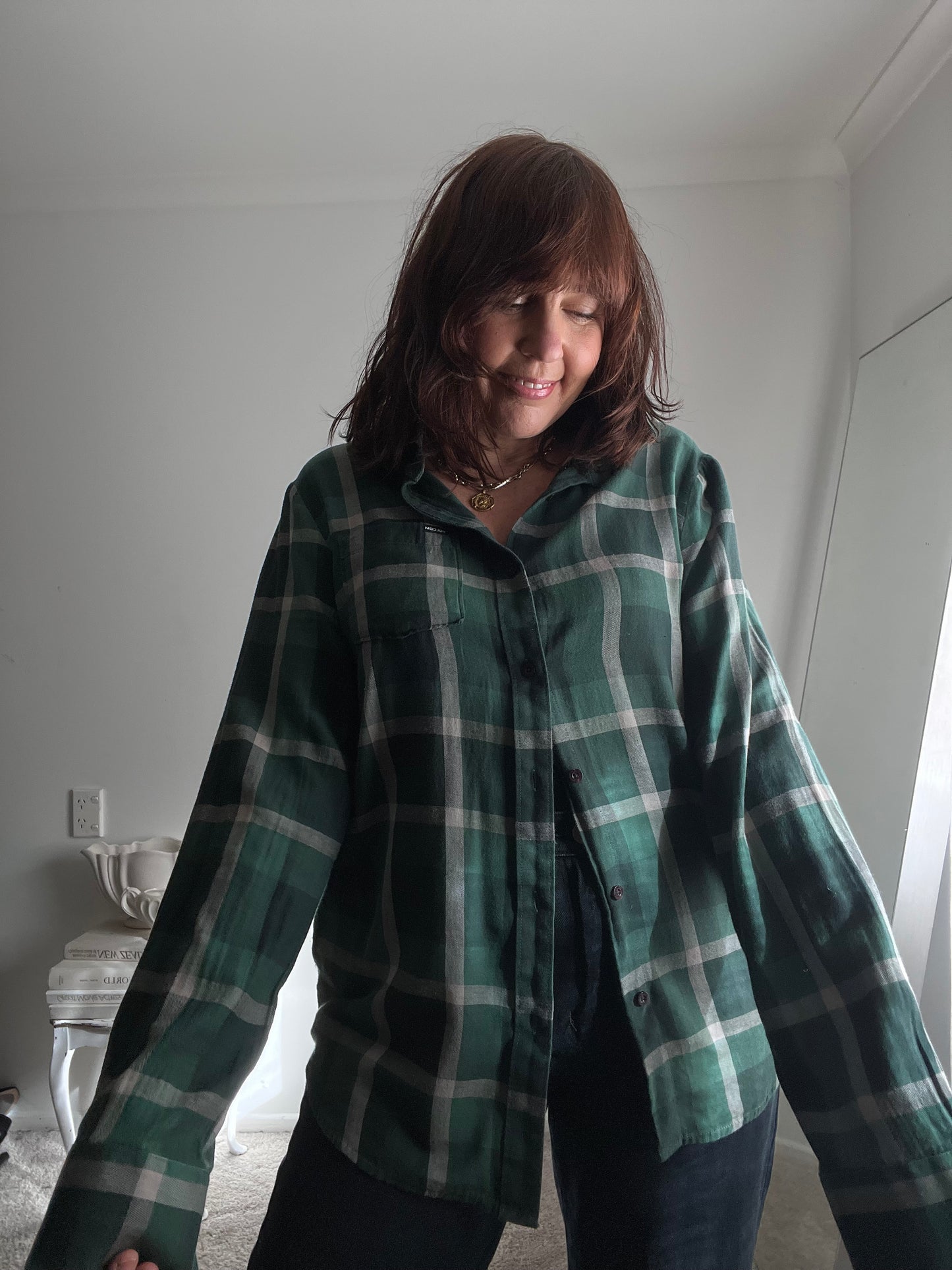 VOLCOLM Green Check Shirt RRP$140