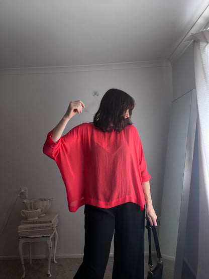 MOOCHI Chiffon Top RRP$249 (12)