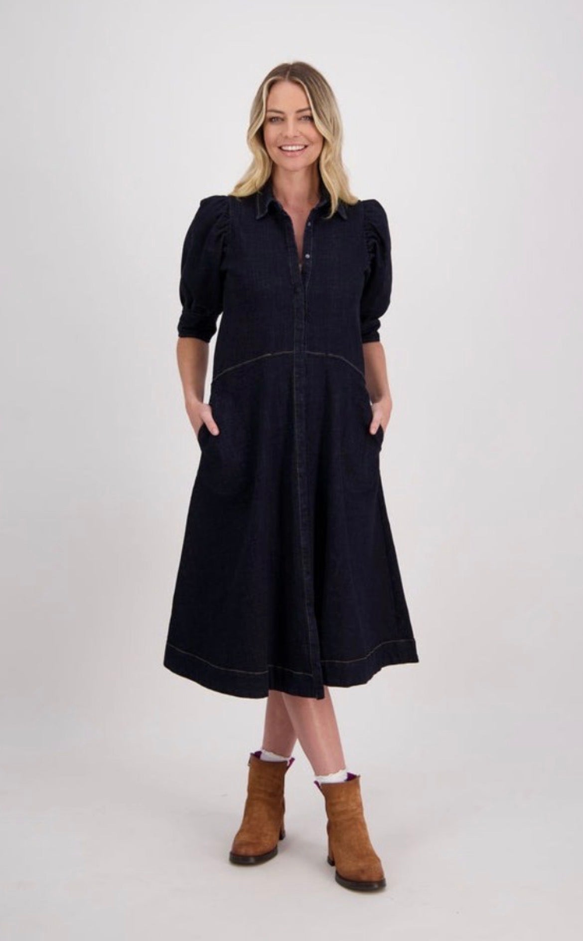 BRIARWOOD ‘Christine’ Denim Dress RRP$349 (8-10)
