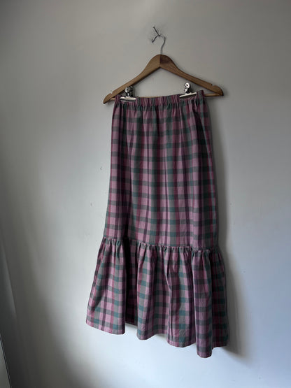Gingham skirt (10-12)