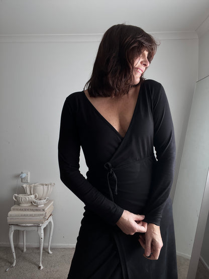 Kowtow Wrap Dress RRP$299 (10-12)