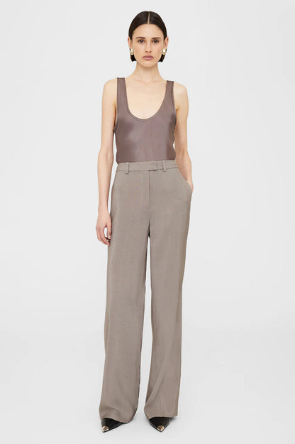 ANINE BING ‘Dolan’ Wide-Leg Tailored Trousers RRP$729 (10)