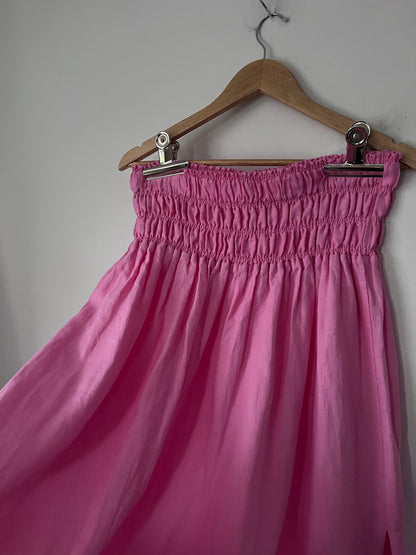ZEST linen shirred waist skirt RRP$100 (14)