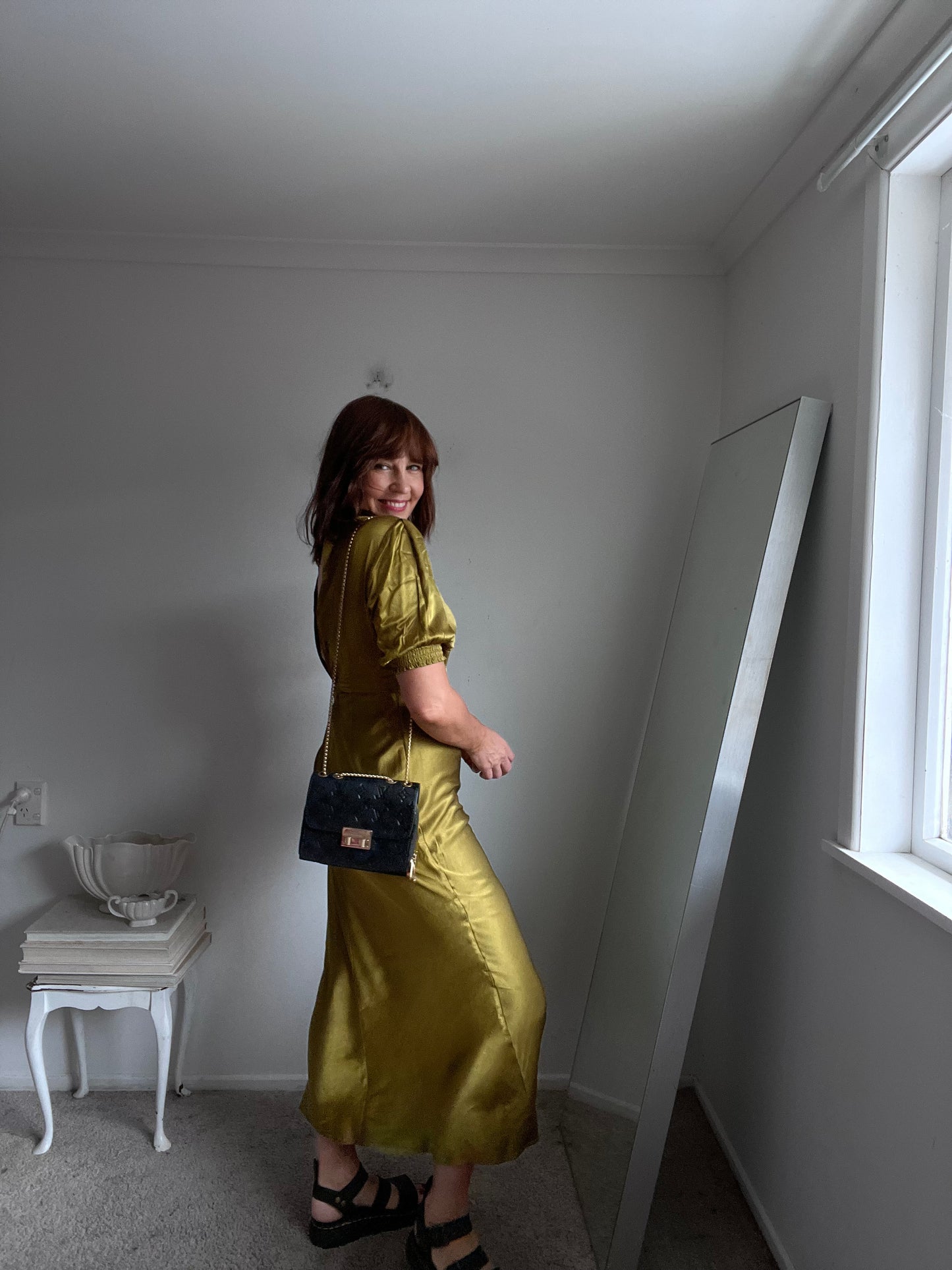 MAX Liquid Satin Dress RRP$180 (8)