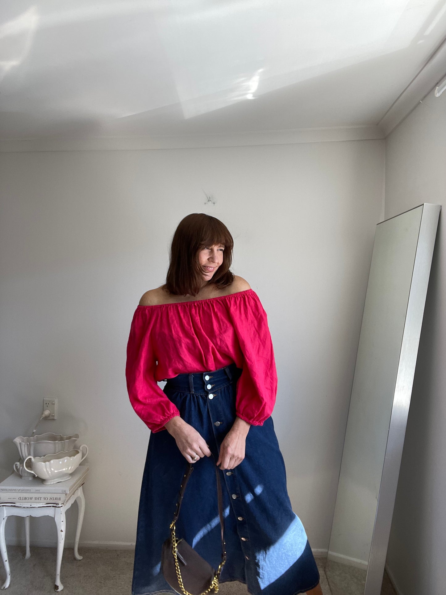 ZEST linen top (10-12)