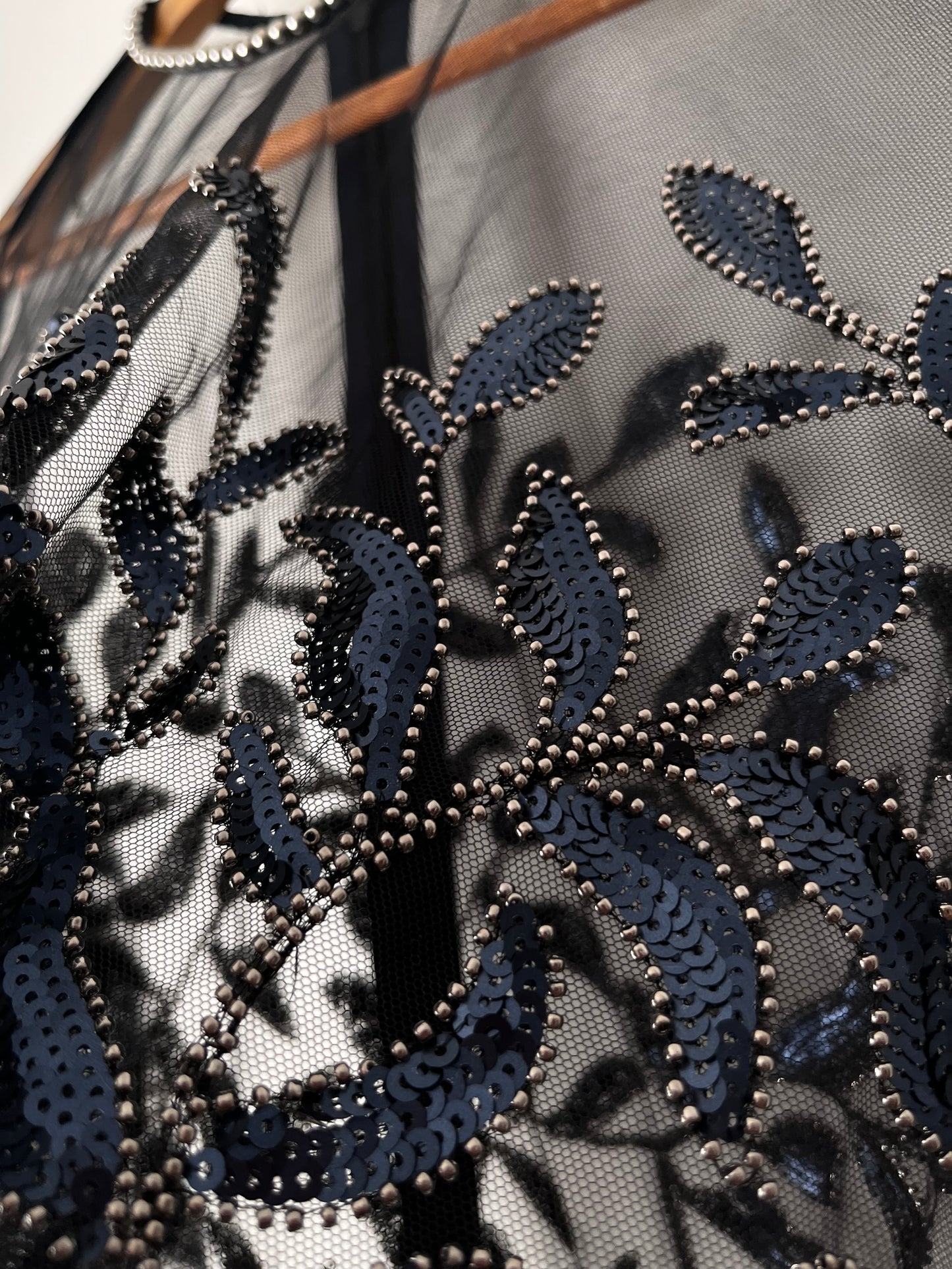 SASS & BIDE Embellished Sheer Mesh Top RRP$450 (14)