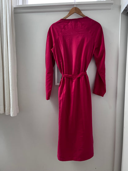 TAYLOR’S ROOM 100% Silk Long Drape Coat (10-12)