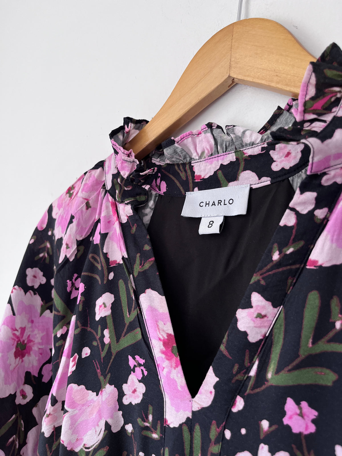 CHARLO Nerissa Floral Dress RRP $220 (8-10)
