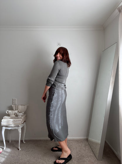 MAX Bias Cut Midi Skirt RRP$120 (Size imo 12)