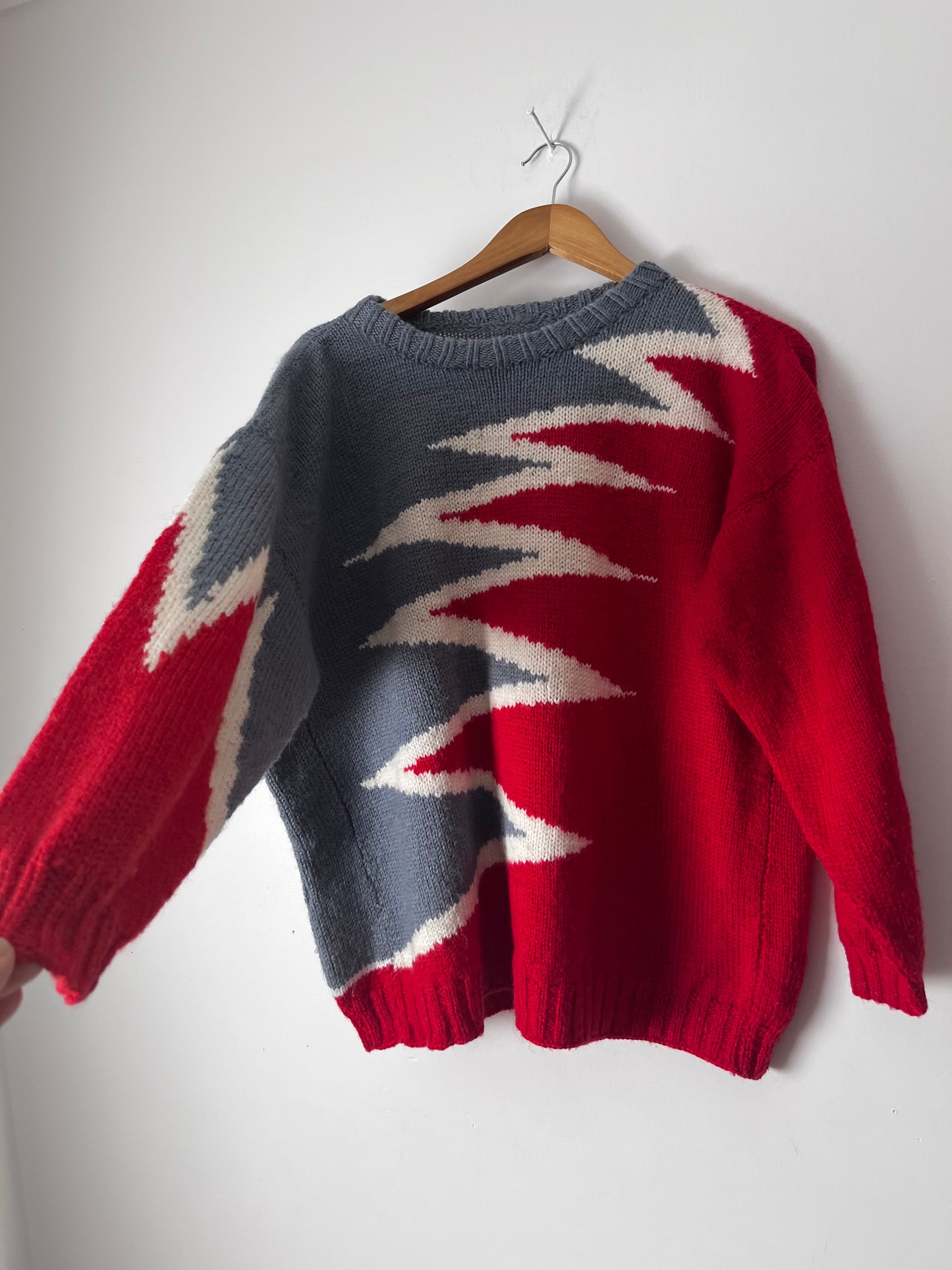 Handknitted Wool Jumper (12-16)
