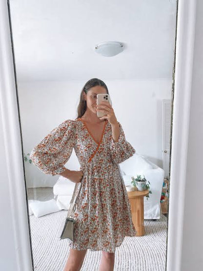 DAUGHTERS OF INDIA Binita Mini Dress RRP$179 (Size 8)