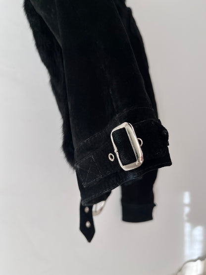 SHATUNI Suede/Fur Jacket (8-10)