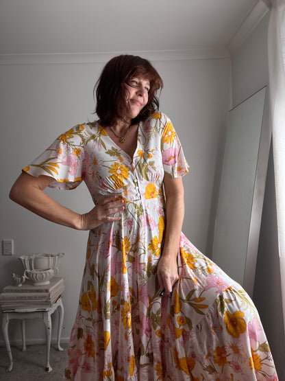 IRIS MAXI Dress RRP$120 (10-12)
