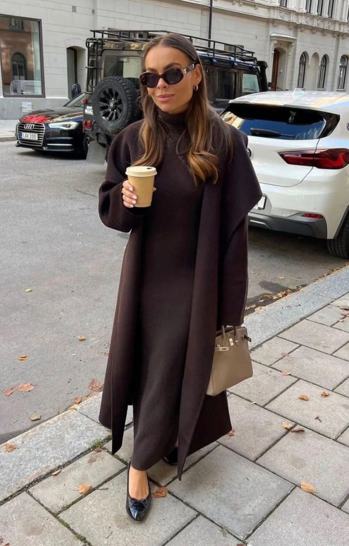 FRIEND OF AUDREY Chocolate Ruched Dress RRP$280 (14)