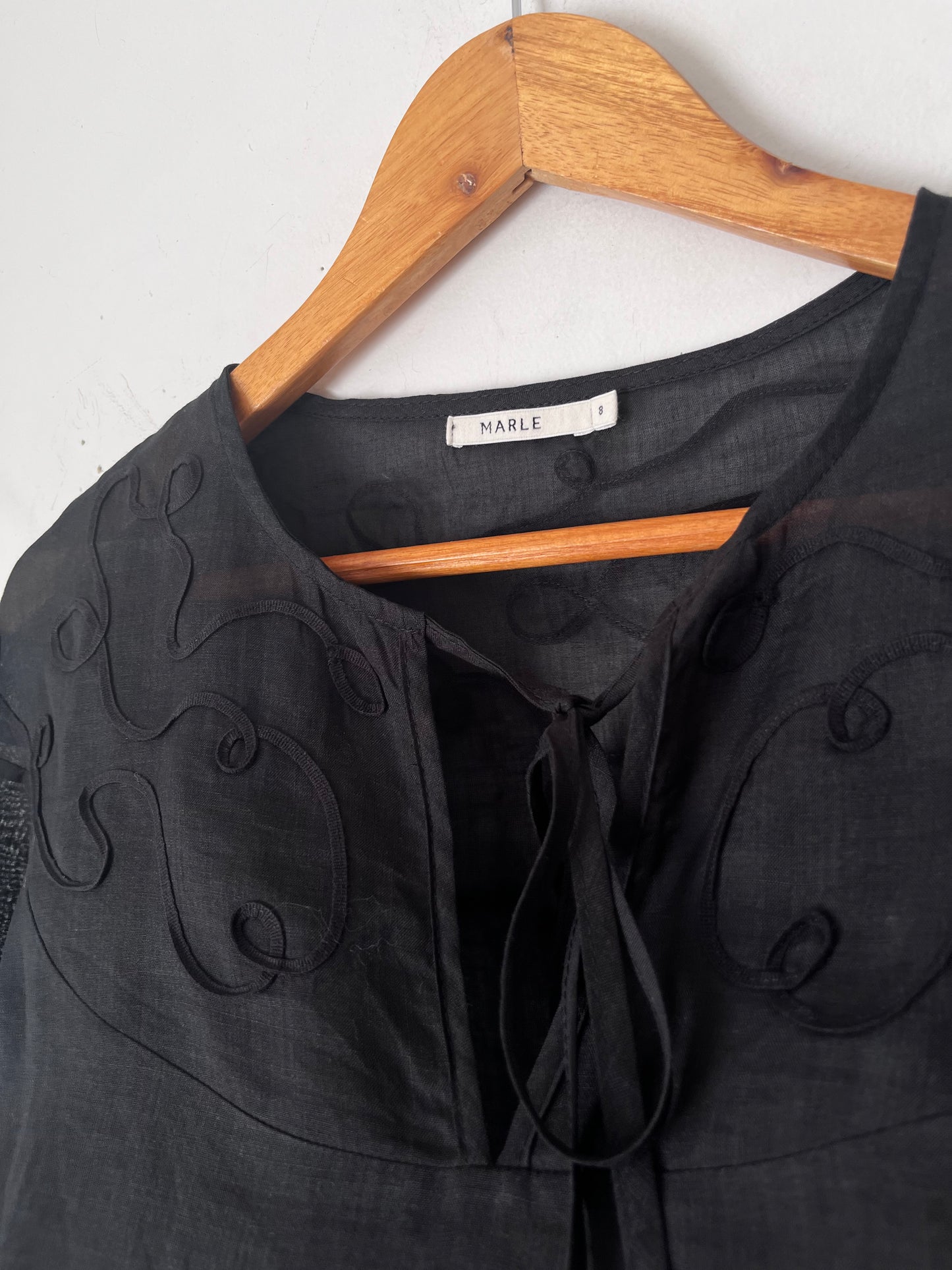 MARLE Embroidered Linen Blouse RRP$320 (8)