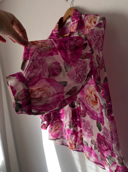 ANNAH STRETTON Rose Blouse RRP$199 (12-14)