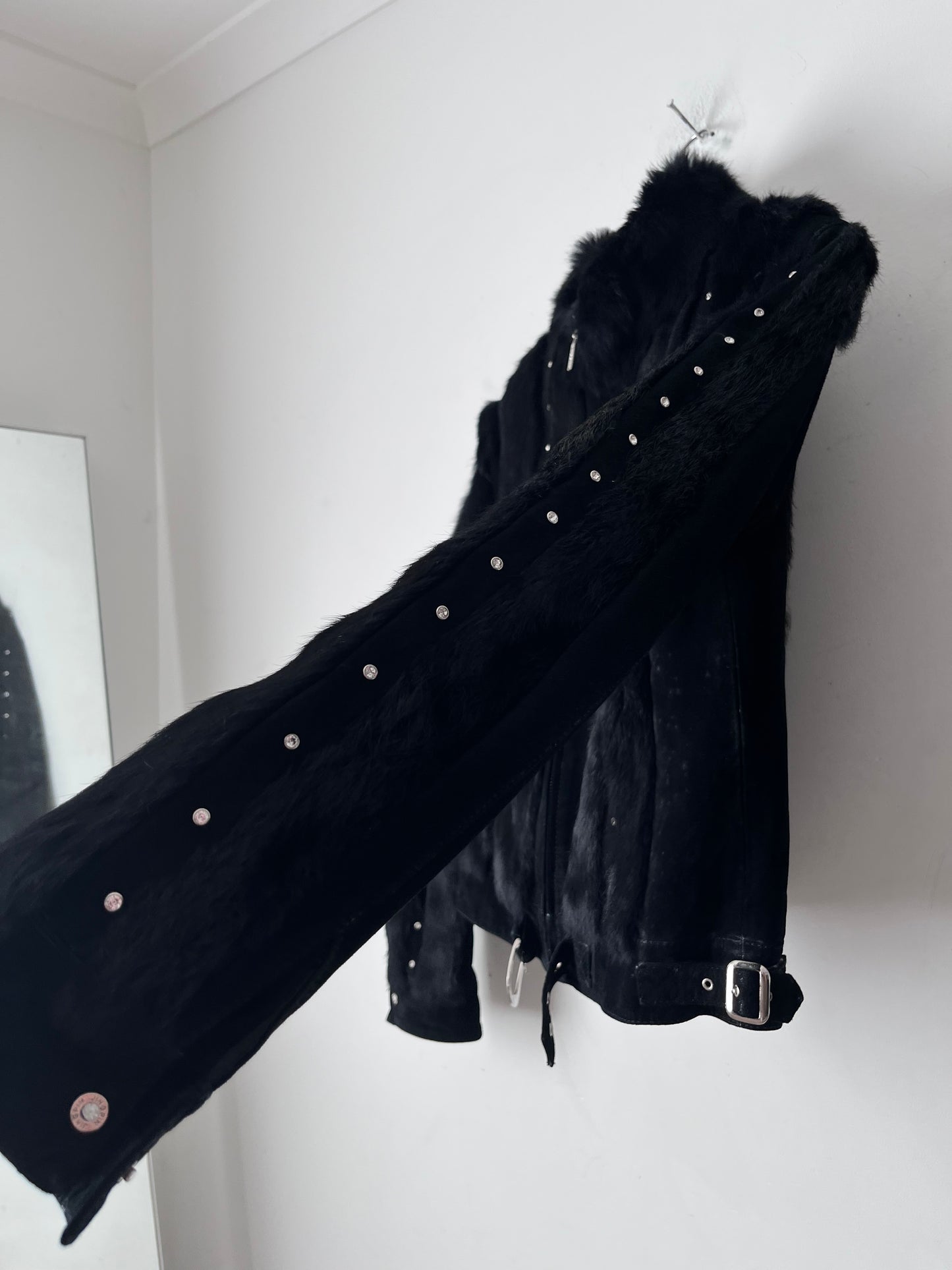 SHATUNI Suede/Fur Jacket (8-10)