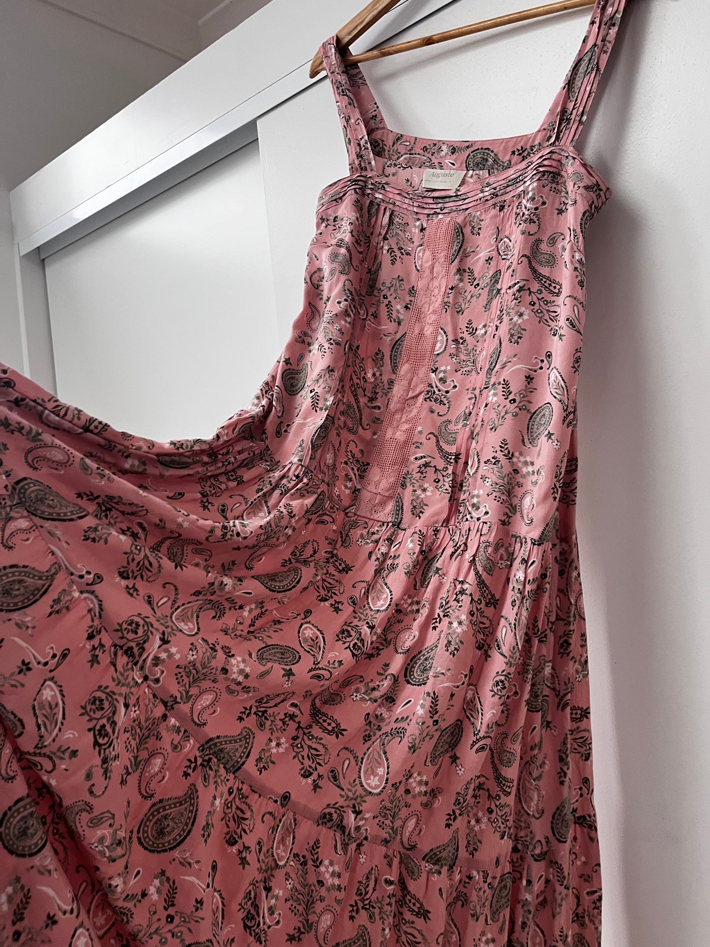 AUGUSTE THE LABEL Pink Paisley Dress RRP$300 (8)