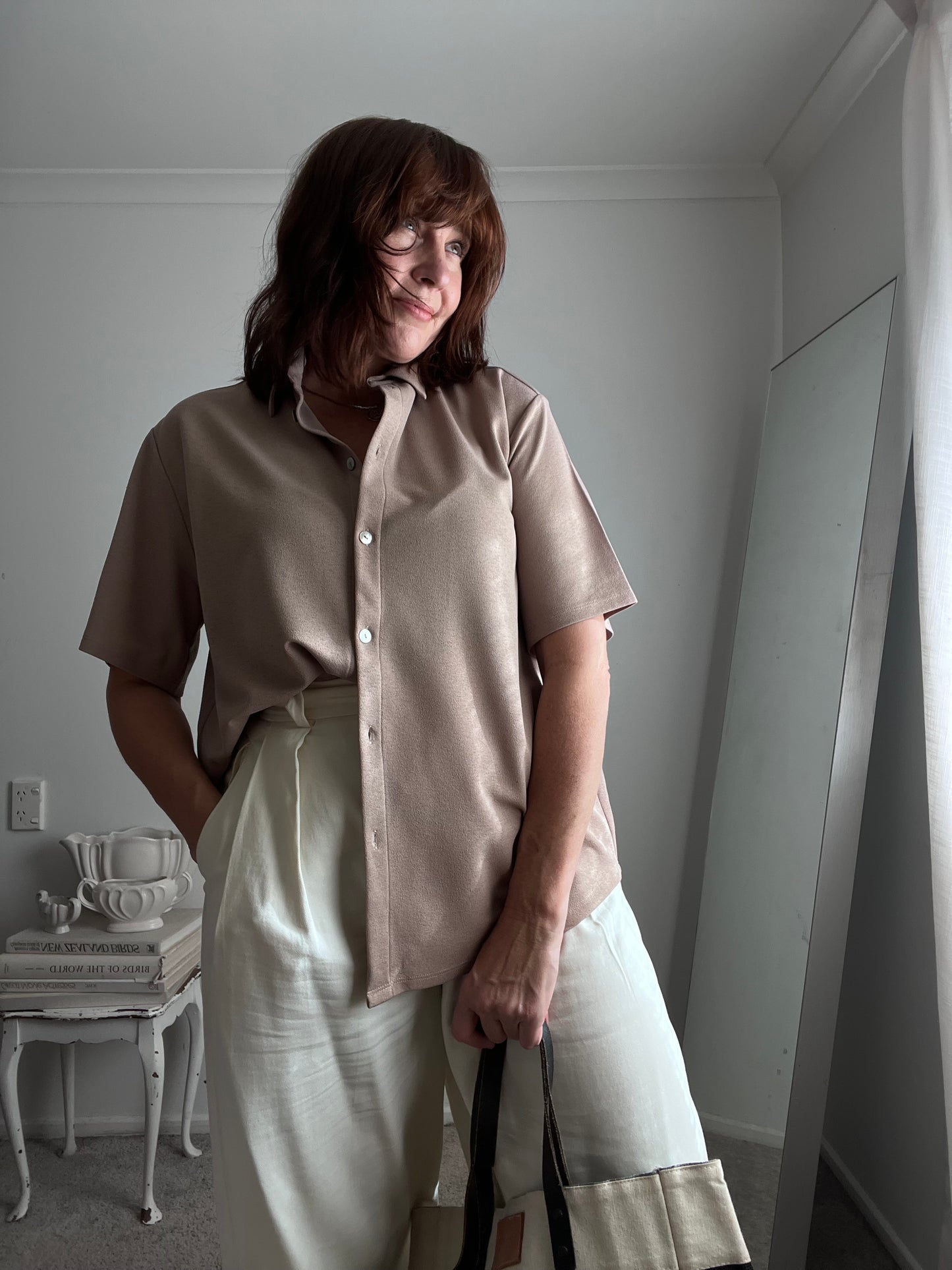 CAITLIN CRISP Shirt RRP$395 (10-14)
