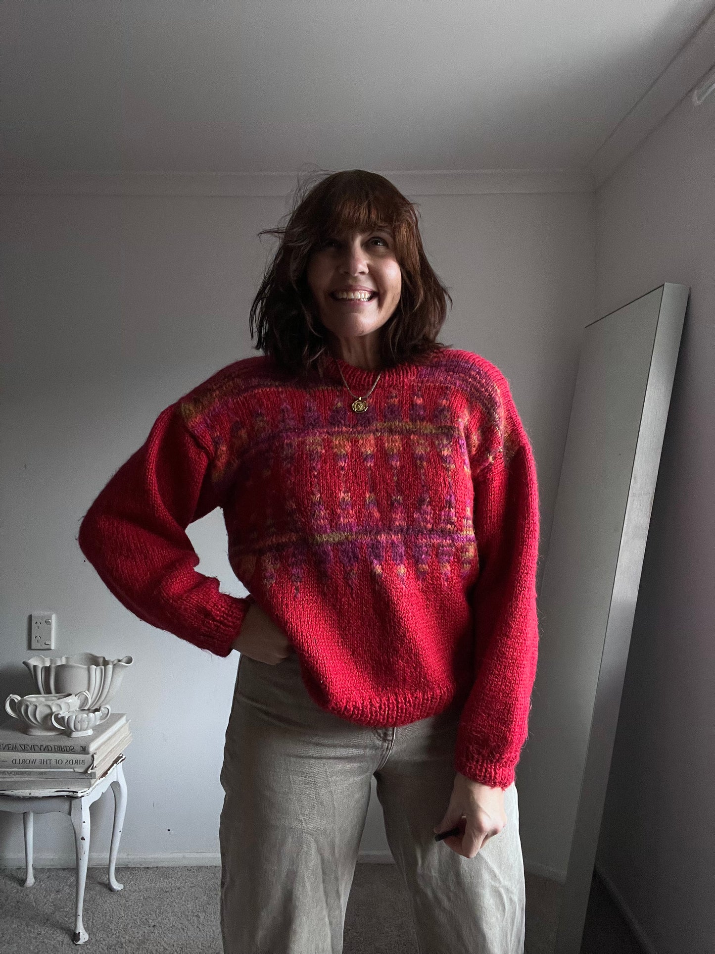 Wool Handknit Jumper (10-12)