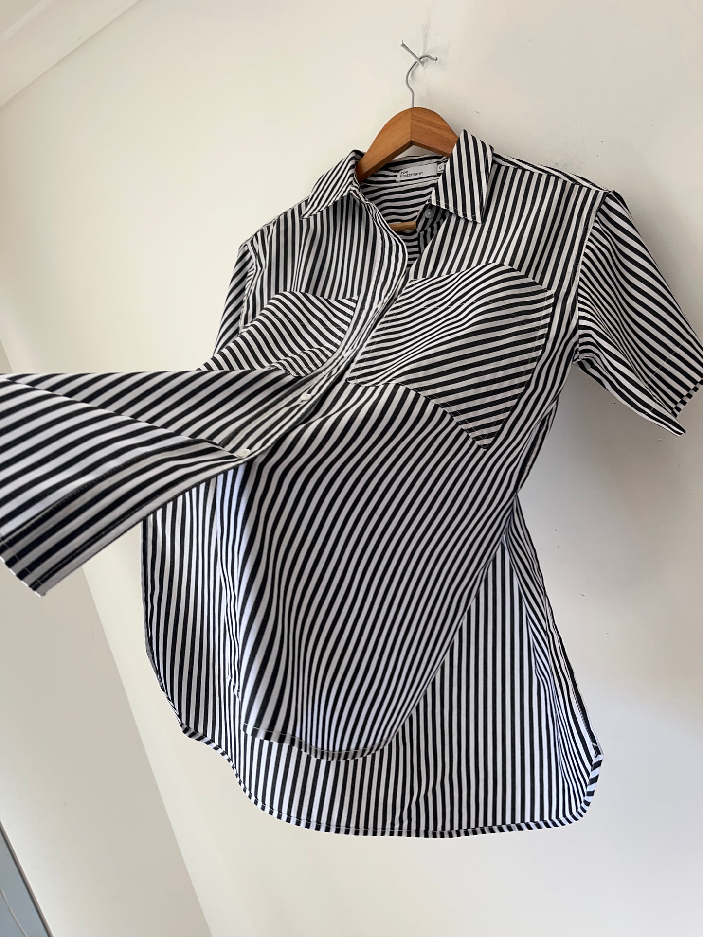 ZOE KRATZMANN Striped Cotton Shirt RRP$299 (8)