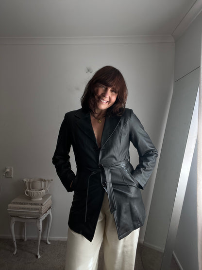 Faux leather jacket (8-10)