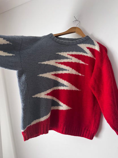 Handknitted Wool Jumper (12-16)