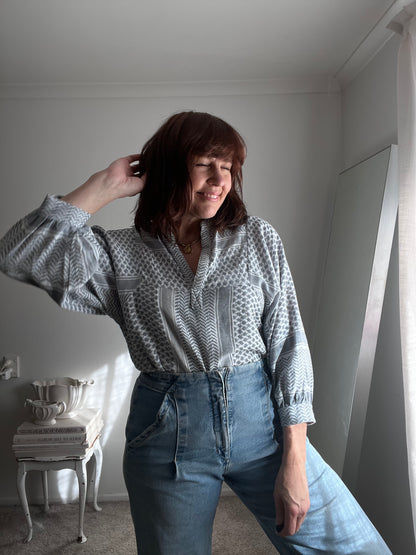ROUGH STUDIOS ‘Miley’ Blouse RRP$215 (8-10)