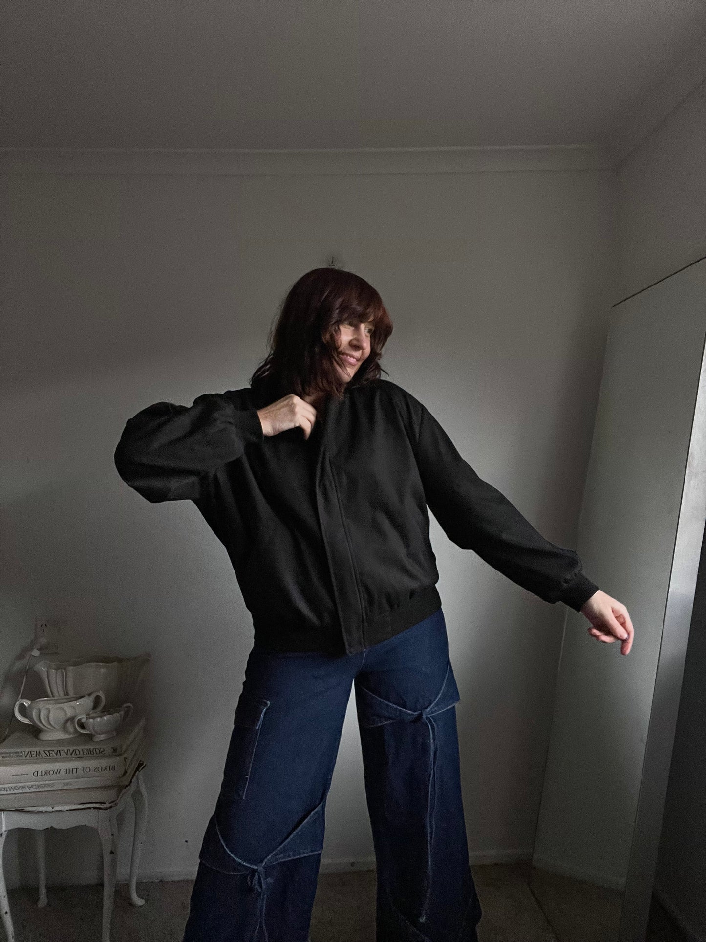 MOOCHI 'Fade Away' Bomber Jacket RRP$399 (10-14)