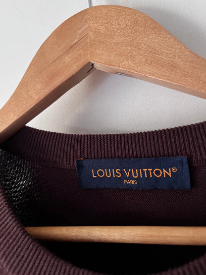 Faux LOUIS VUITTON Knit TShirt RRP$2200 (10-12)