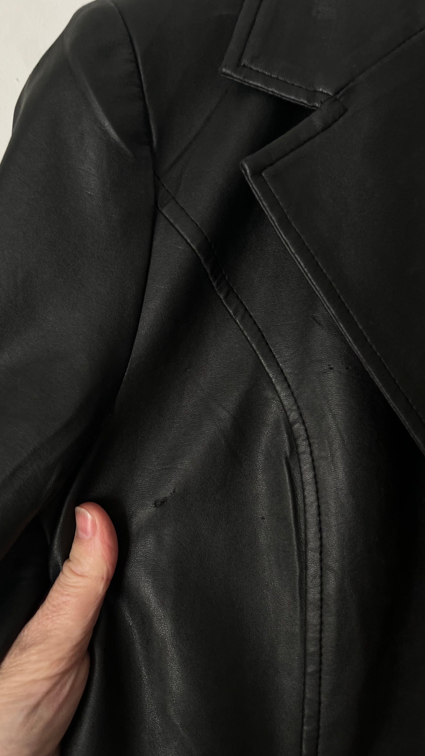 Faux leather jacket (8-10)