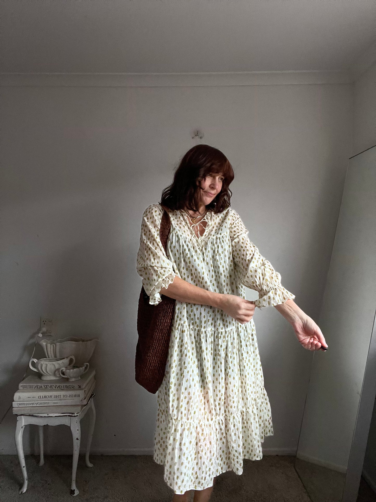 STELLA + GEMMA Olive Spot Dress RRP $169.99 (10)