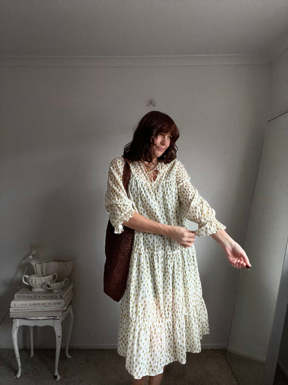 STELLA + GEMMA Olive Spot Dress RRP $169.99 (10)