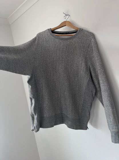 BASSIKE Side Zip Sweatshirt RRP $450 (10-12)