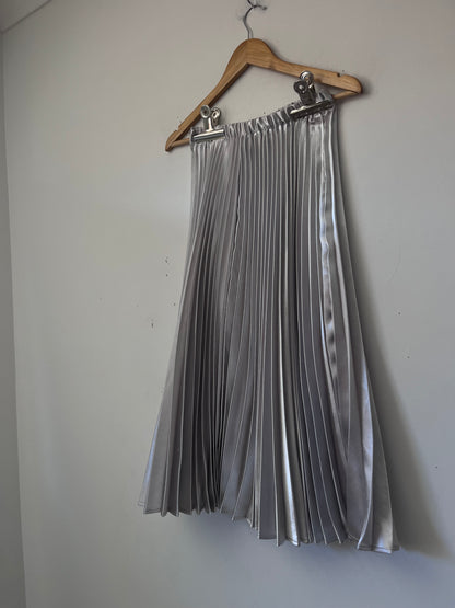 CLOCKHOUSE Satin Pleated Skirt (8-10)