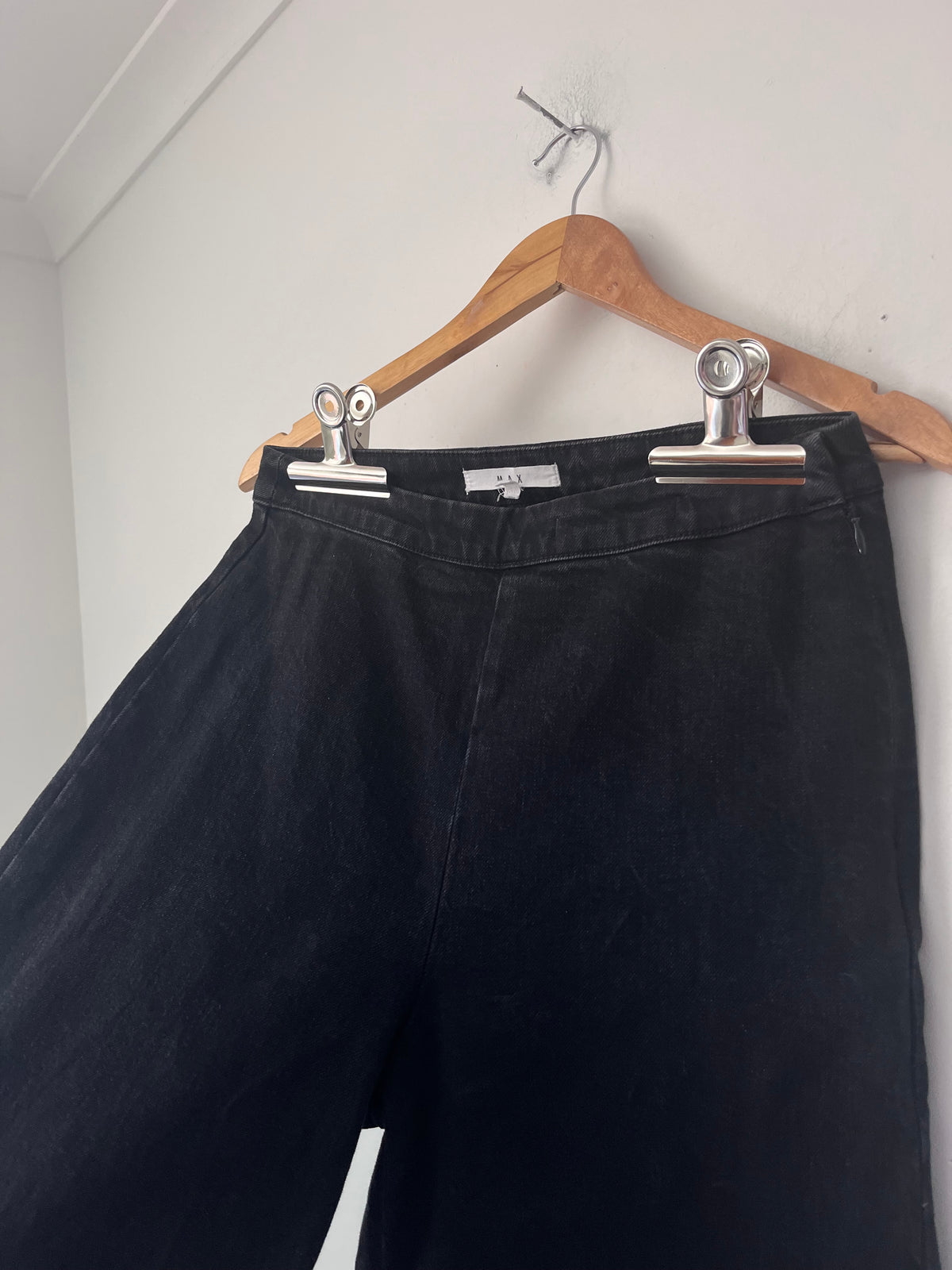 MAX Wide Leg Denim Pants RRP $160 (10-12)