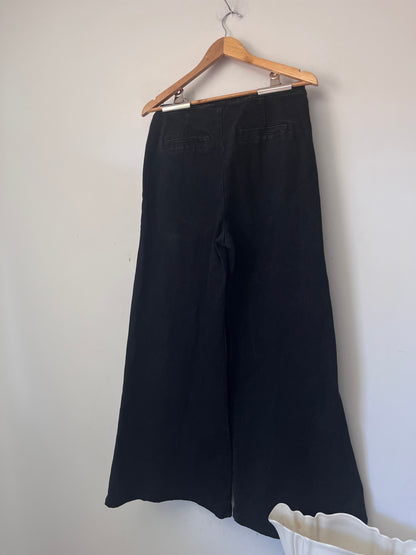MAX Wide Leg Denim Pants RRP $160 (10-12)