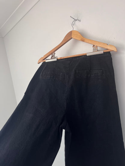 MAX Wide Leg Denim Pants RRP $160 (10-12)