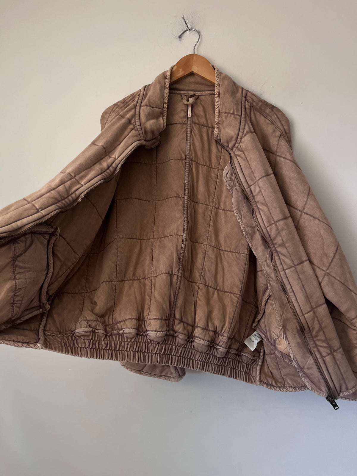 FREE PEOPLE Dolman Quilted Knit Jacket RRP $350 (12-14)