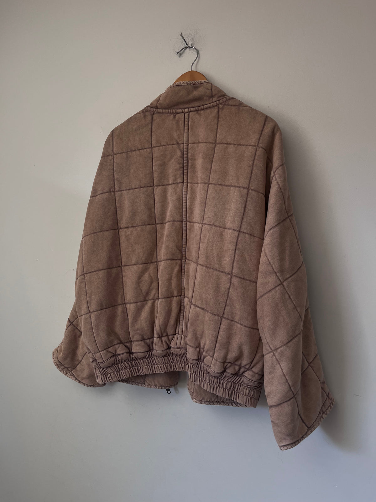 FREE PEOPLE Dolman Quilted Knit Jacket RRP $350 (12-14)