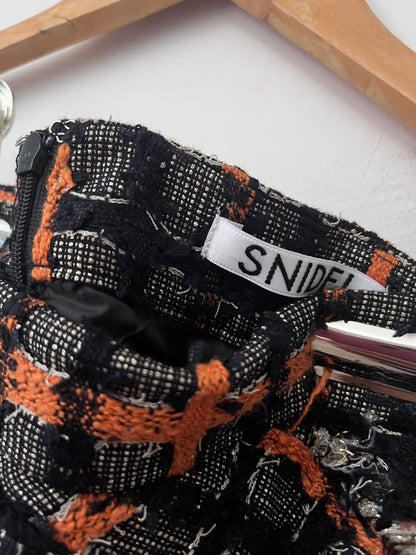 SNIDEL Jacquard Check Mini Skirt RRP $180 (6)